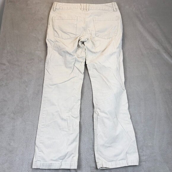 J.Crew Womens Pants Size 8S Bootcut Corduroy Classic Casual Ankle Y2K White - Picture 8 of 8
